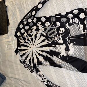 Fox Men's Black and White Jersey